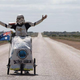 Illustration for article titled Stormtrooper Walking Across Australia (Not Yet Killed By Spiders)